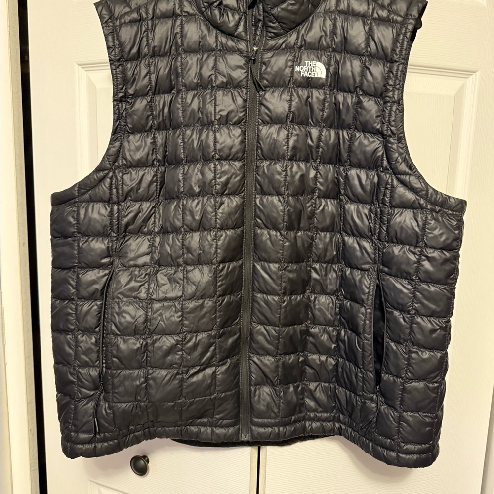 The North Face Dark Gray Quilted Vest